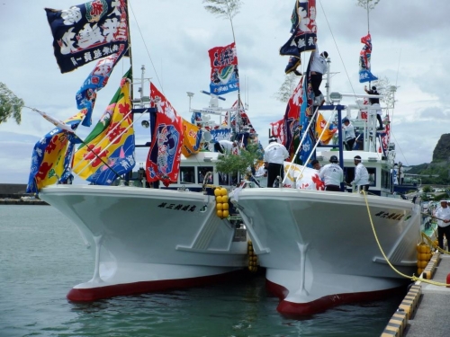 二艘旋網本船　第三共進丸・第六共進丸